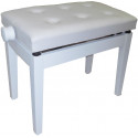 Oqan - PIANO BENCH BGM WHITE-WHITE