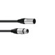 PSSO - DMX cable XLR 5pin 1m bk Neutrik 5