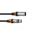 PSSO - XLR cable COL 3pin 3m bk Neutrik