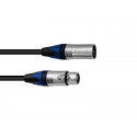 PSSO - XLR cable COL 3pin 5m bk Neutrik