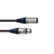 PSSO - XLR cable COL 3pin 5m bk Neutrik 3