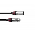 PSSO - XLR cable COL 3pin 7.5m bk Neutrik