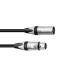 PSSO - XLR cable COL 3pin 15m bk Neutrik 3