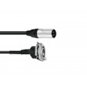 PSSO - Patch Kabel XLR(M)/XLR(F) S 1m bk