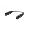 Sommer Cable - Adaptercable XLR(M)/XLR(M) 0.15m bk 1
