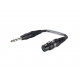 Sommer Cable - Adaptercable XLR(F)/Jack stereo 0.15m 2