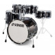 Sonor - SET AQ2 STUDIO TRANSPARENT BLACK 1