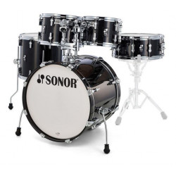 Sonor - SET AQ2 STUDIO TRANSPARENT BLACK 1