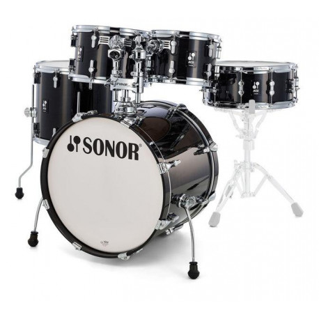 Sonor - SET AQ2 STUDIO TRANSPARENT BLACK 1