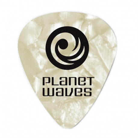 Planetwaves - WHITE PEARL CELLULOID HV 1