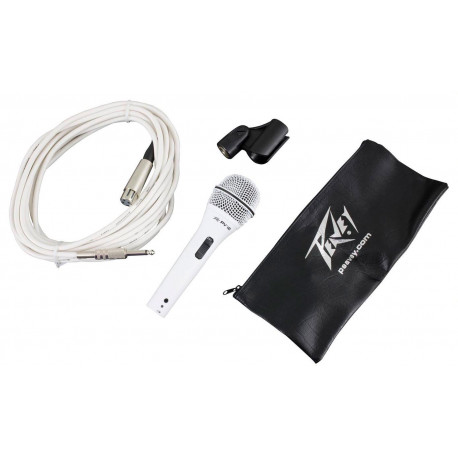 Peavy - PV®I 2W WHITE MICROPHONE – 1/4” CABLE 1