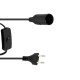 Eurolite - E-14 Socket Power Cable, Plug, Switch 3