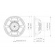 Lavoce - SAN184.50 18" Subwoofer Neodyme Magnet Aluminium Basket Driver 6