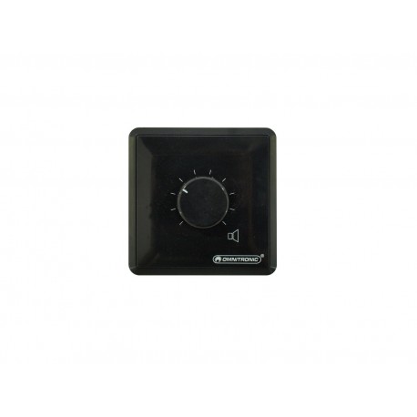 Omnitronic - PA Volume Controller 5 W stereo bk 1
