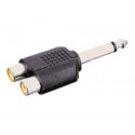 Z-B - Jack mono - 2 RCA