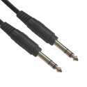 Accu-cable - AC-J6S/10 Jack-cable 6,3mm stereo 10m