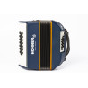 Honner - ACORDEON XS INFANTIL, BOTONES, C, AZUL/NARANJA, CON MOCHILA 1