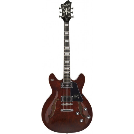 Hagstrom - SUPER VIKING TRANS BROWN JUSTIN YORK 1