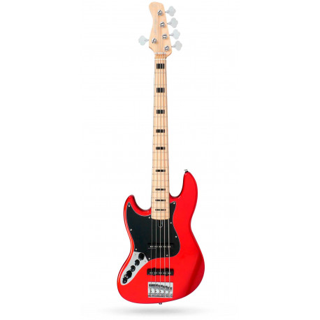 Marcus Miller - V7 VINTAGE ALDER-5 LEFTHAND (2ND GEN) BMR MET.RED 1