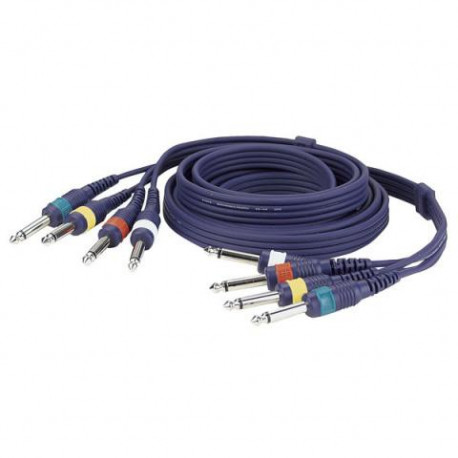 Dap Audio - 4 Jack/4 Jack Effectcable 3mtr 