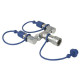 Showtec - CO2 3/8 Q-Lock 2-way combiner 2