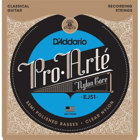 D'addario - EJ51 - Pro-Arte Polished Basses Hard Tension 1