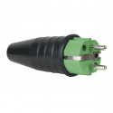 Showtec - Rubber Schuko 230V/240V CEE7/VII Connector Male