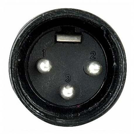 Dap Audio - XLR 3p. Connector Male, Black housing 1