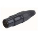 Dap Audio - XLR 3p. Connector Male, Black housing 3