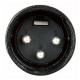 Dap Audio - XLR 3p. Connector Male, Black housing 4