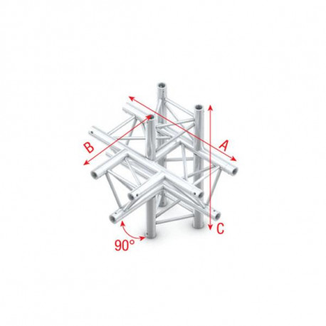 Showtec - T-Cross + up/down 5-way 1