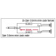 Dap Audio - XGA40 - Mini Jack/M > 2 x Mini Jack/F 2