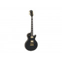 Dimavery - LP-530 E-Guitar, black/gold