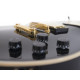 Dimavery - LP-530 E-Guitar, black/gold 3