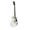 Dimavery - LP-520 E-Guitar, white/gold 1
