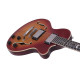 Dimavery - LP-612 E-Guitar, flamed sunburst 4