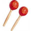 Peace - COPPIA MARACAS IN LEGNO PEACE RH