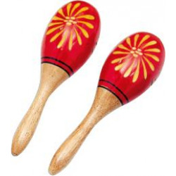 Peace - COPPIA MARACAS IN LEGNO PEACE RH 1