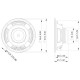Lavoce - WSN061.52 6.5" Woofer Neodymium Magnet Steel Basket Driver 3