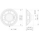 Lavoce - WSN122.50 12" Woofer Neodymium Magnet Steel Basket Driver 3