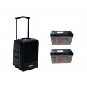 Omnitronic - Set MOM-10BT4 Modular wireless PA system + 2x Battery