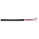 Omnitronic - Microphone cable 2x0.22 100m bk + plugs 2