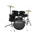 Dimavery - DS-200 Drum set, black