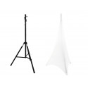 Eurolite - Set STV-40S-WOT Steel Stand + Tripod Cover white