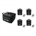 Eurolite - Set 4x AKKU TL-3 QuickDMX + Soft-Bag