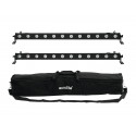 Eurolite - Set 2x LED BAR-12 QCL RGBW + Soft Bag