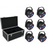 Eurolite - Set 6x LED PARty Spot + Case TDV-1 1