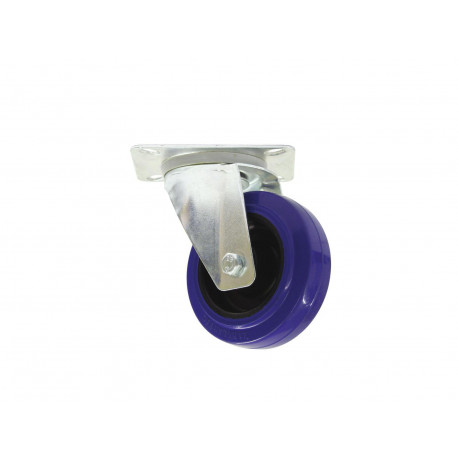Roadinger - Swivel Castor 100mm blue shielded bearing 1