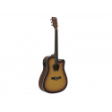 Dimavery - DR-520 Dreadnought, sunburst