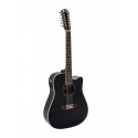 Dimavery - DR-612 Western guitar 12-string, black